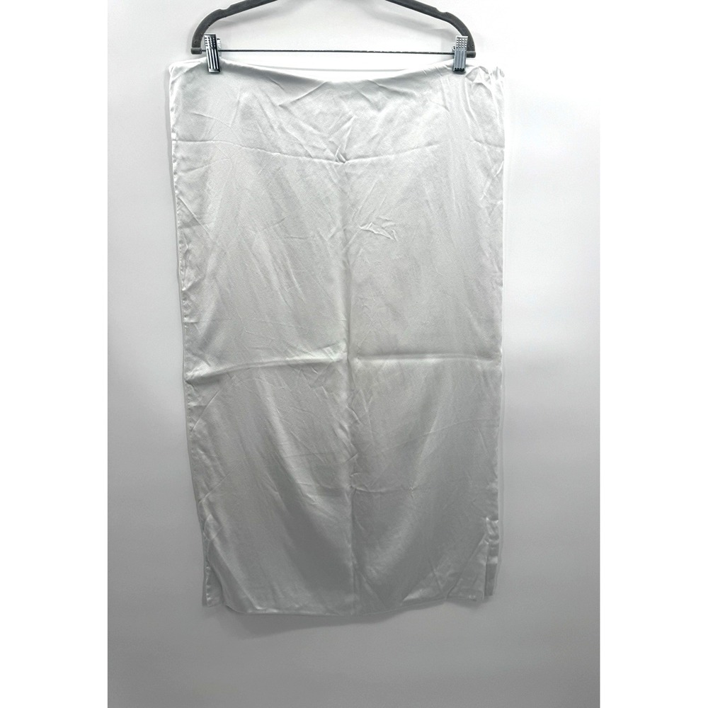 King Size Silk Pillow Case White 100% Pure Silk Zip Closure Luxe Anti-Aging Skin